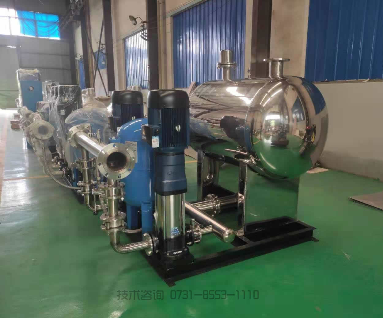 不銹鋼無(wú)負(fù)壓供水設(shè)備生產(chǎn)工藝流程